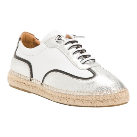 JUTELIA Shoes - JUTELIA Leather Espadrille Sneakers women's size various
